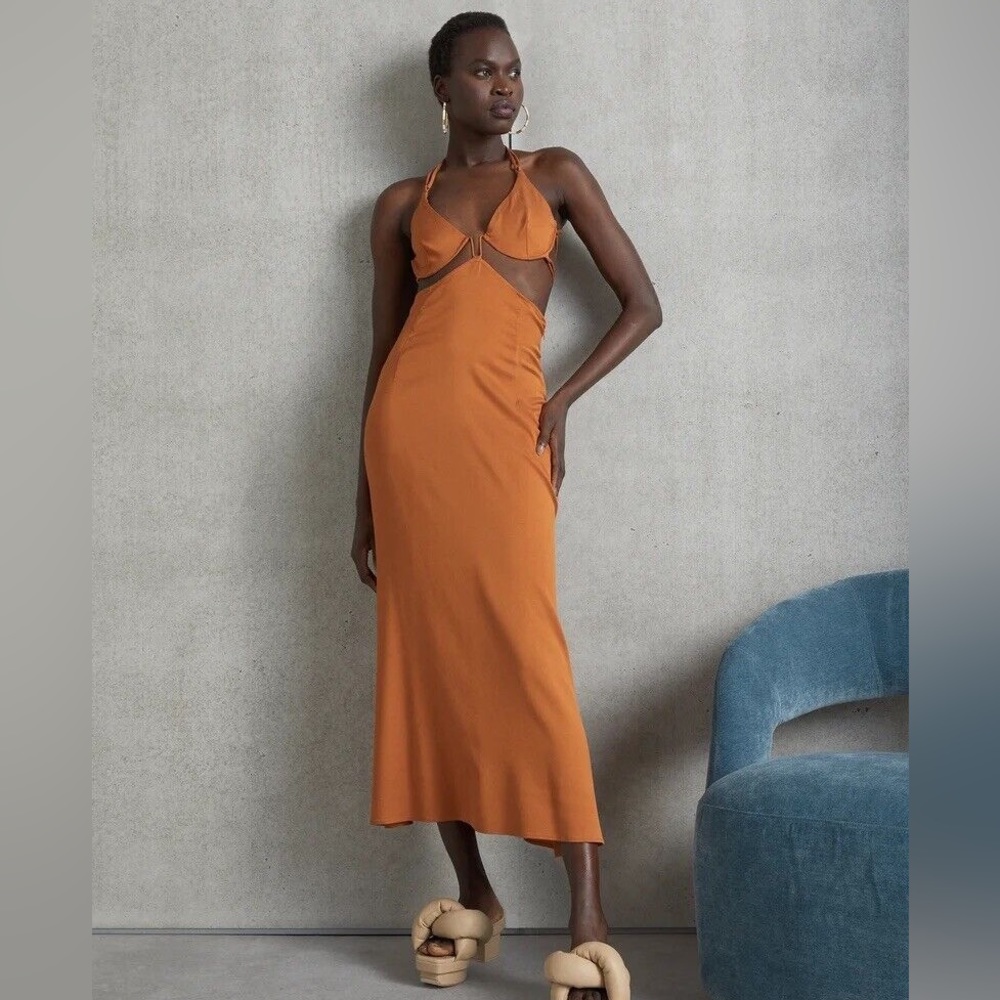 Cult Gaia Kisha Dress in Ginger